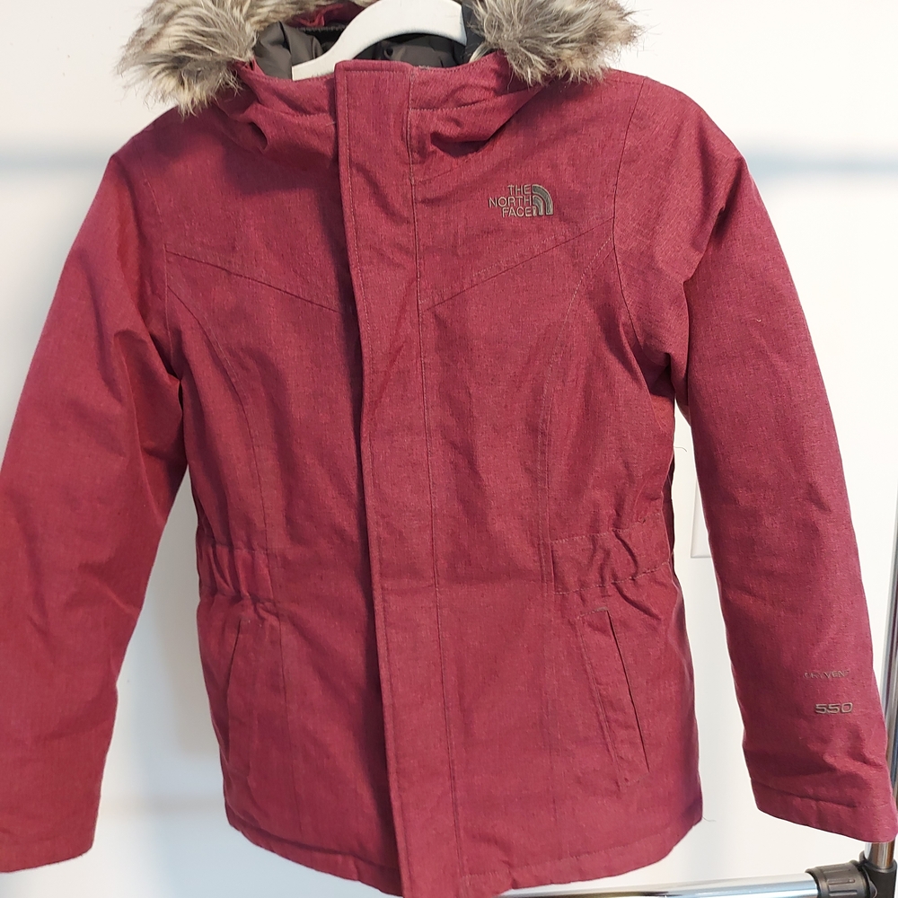 The North Face Kids' Burgundy Puffer Coat